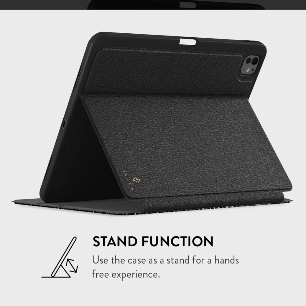 iPad Pro 13 Black Snake Skin Burga Case